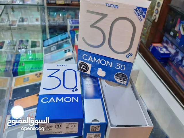 هدية سماعه بلوتوث الشركة مشغل يوم Kamon 30 5G رام 24 جيجا 512 مكفول سنة متوفر توصيل