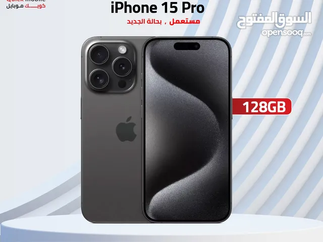 IPHONE 15 PRO ( 128GB ) USED /// ايفون 15 برو ذاكرة 128 مستعمل وكالة