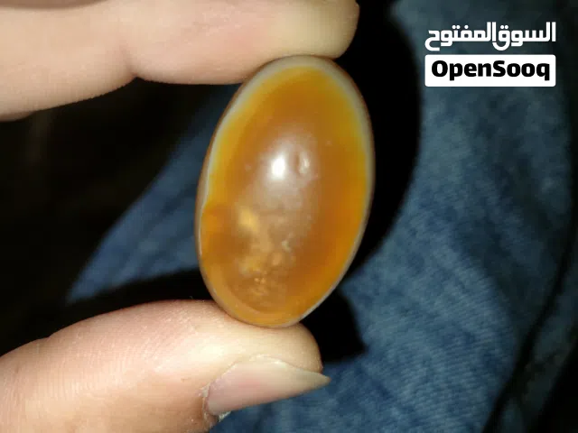 حجر عقيق سليمانى يمنى طبيعى قديم ونادر