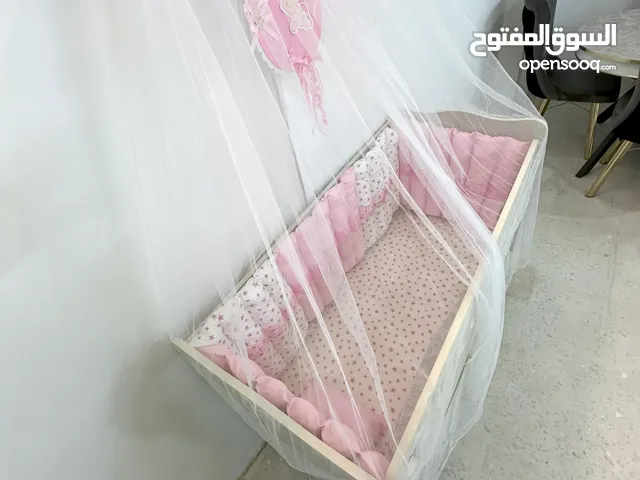 سرير اطفال جديد للبيع لعمر اقل من سنة new kids bed for sell less than 1 year old