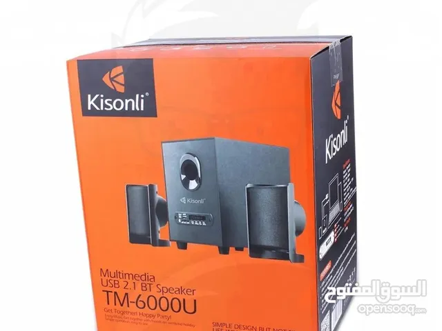 سماعات سبيكر خارجيه سلكي للكومبيوتر KISONLI TM-6000U 2.1 USB MULTIMEDIA SPEAKER
