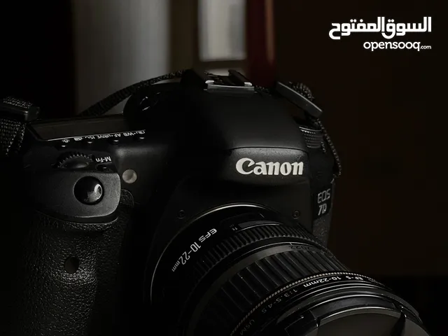 ‏Canon Eos 7D + عدسات
