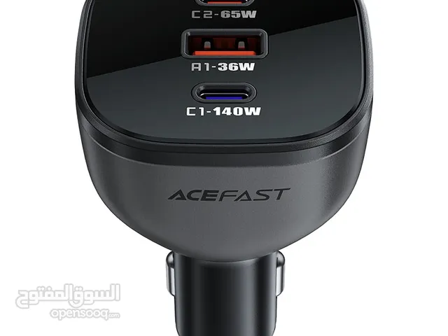 شاحنة سيارة acefast 165w ومصرح من آبل وبتقنية PD 3.1