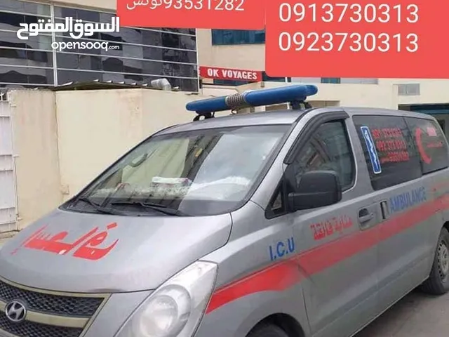 سيارة اسعاف عنايه فائقه خدمات24ساعه داخل وخارج ليبيا