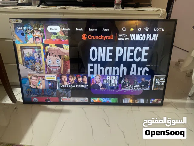 تلفزيون سمارت 55 بوصه واي فاي يوتيوب نتفلكس شاهد  نوعو ماجيك