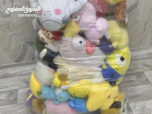 شوال دمى(العاب) العدد 50 قطعه بل شوال الأحجام بل صور كل إلاحجام والسعر قفل