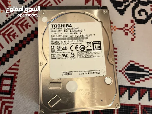 للبيع هاردسك شبه جديد 500 جيبي
