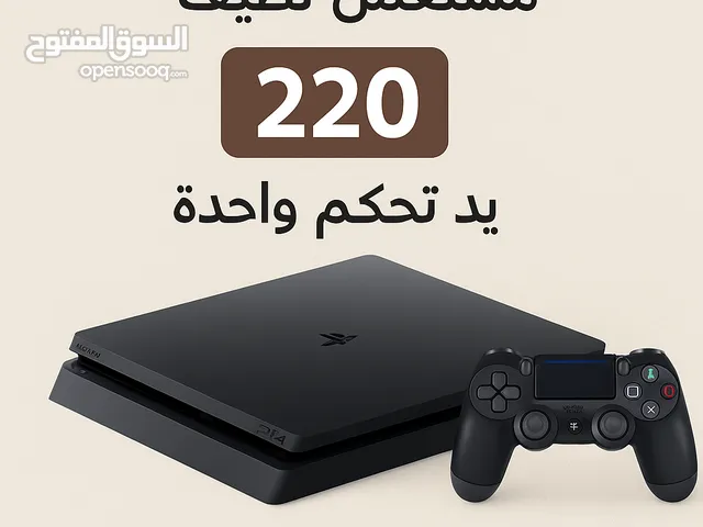 بلي ستيشن 4 سلم اونلاين 500 جيجابايت نظيف جدا الجهاز غير مفتوح واستخدام نظيف