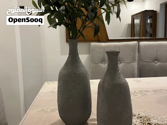 طقم مزهريات رمادي