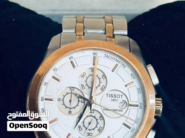 للبيع ساعة تيسوت اصليه كرونوجراف من الموديلات الحديثة وبسعر أقل من السوق