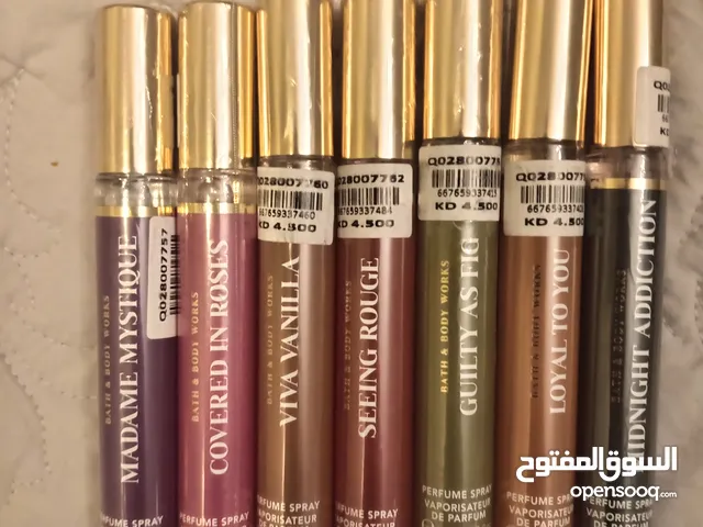 Brand new 7 perfumes from bath and body works. Various scents.