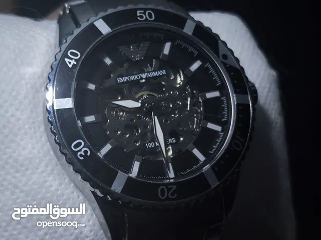 AR-60007-30 meters 3ATM solid stainless steel 3178 emporio armani ساعة من ارماني مستعملة ميكانيك