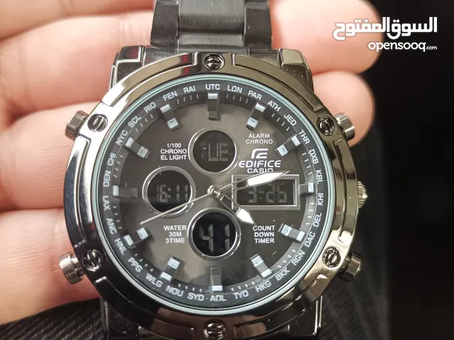 Montre homme marque "Casio édifice " importé de France tout neuf,en marche montre numérique et a