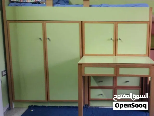 غرفة اطفال متكاملة تفصيل  بحجم تخت موديل جديد