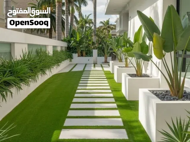 نجيل صناعي وتنسيق الحدائق