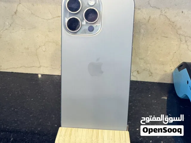 ايفون 15 pro max   بطاريه  85   مستعمل نظيف لون تيتانيوم وتر بروف