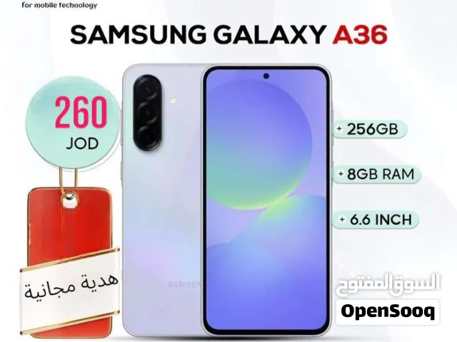 Samsung Galaxy A36 5G الجديد سامسونج  3 6 a 36 ايه galaxy  samsung اقل سعر في المملكة كفالة