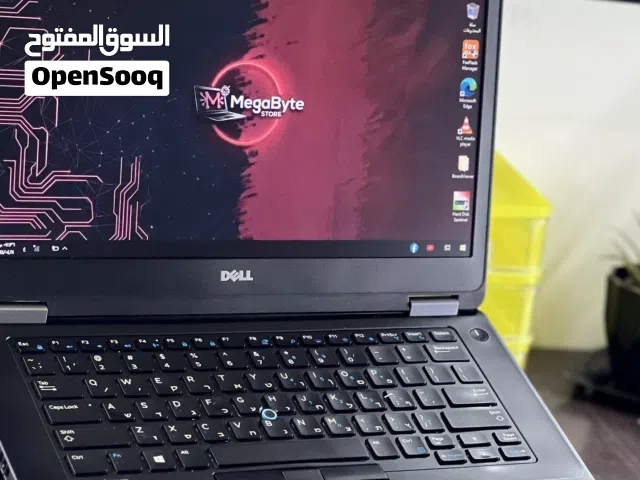 للطلاب والموظفين وأصحاب الذوق الرفيع  لاب توب Dell i5 جيل سادس كيبورد مضيء وبطارية ممتازة  و8 رام