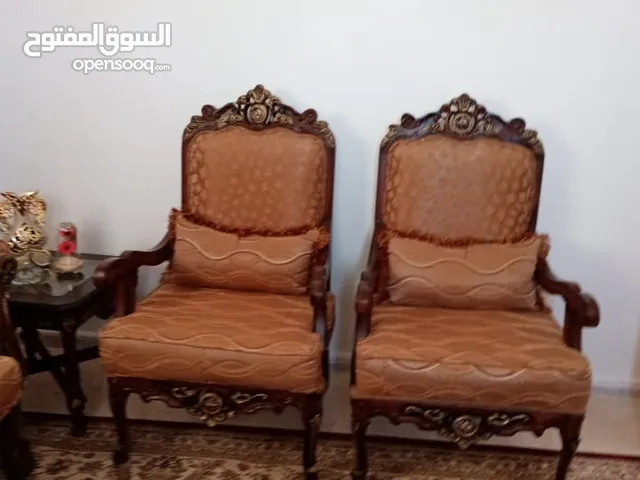 طقم كنب حفر خشب ثقيل