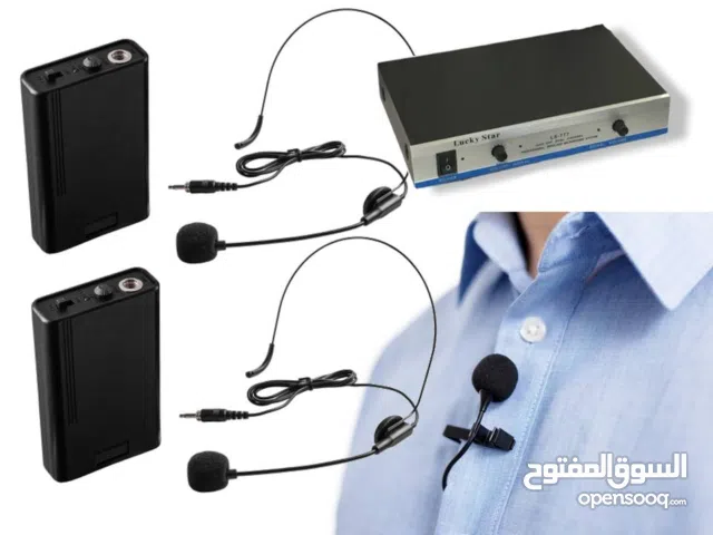Dual Wireless Bodypack Microphones System (Lavalier - Lapel - Collar) Microphone (Made In China)
