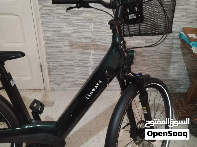 vélo électrique vert de la marque Tenways,  le modèle AGO T.