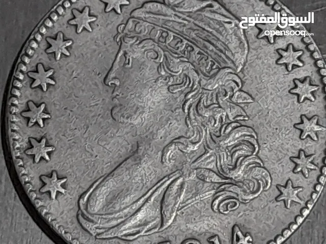 عملة امريكية نادرة سنه 1814 للبيع