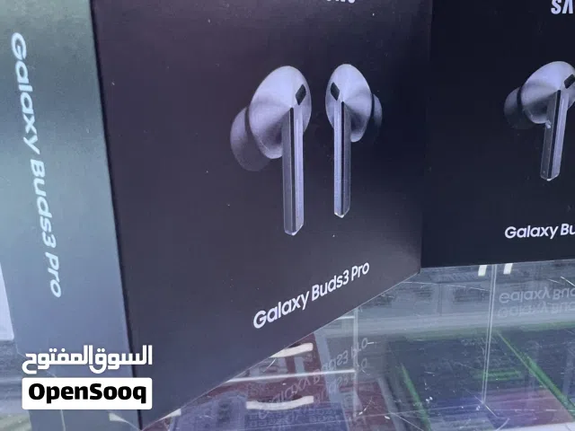 Buds 3 pro المميزه من سامسونج  متوفر جديد كلين داخل ليما موبايل بلون الأسود بسعر مميز