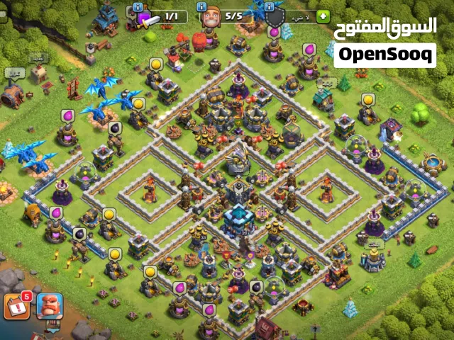 حساب كلاش قديم وماكس