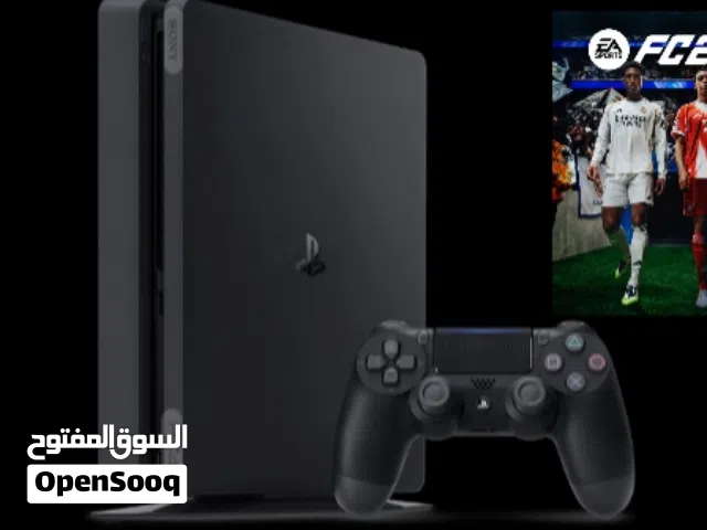 مستعمل ps4 مع ايد و سماعة و FC26 سعر 600شيكل فقط