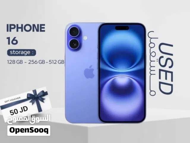 IPHONE 16 ( 256GB ) USED /// ايفون 16 ذاكرة 256 مستعمل وكاله