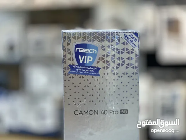 Tecno CAMON 40 pro 5g بأفضل سعر في المملكة جديد كفالة الوكيل الرسمي سنة كاملة