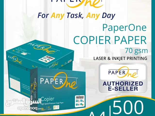 A4 papers and office supplies
