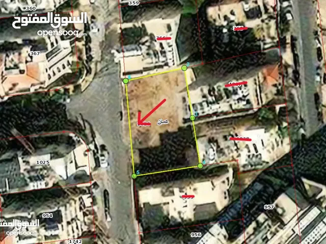 للبيع قطعة ارض للاستثمار موقع مميز في قلب عمان على شارعين بسعر مغري