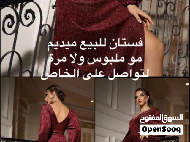 فستان احمر