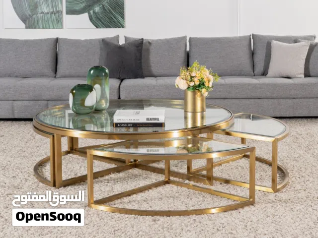 Coffee Table 5pc new without the box ترابيزه قهوه 5قطع جديده بدون بوكس البيع لعدم المساحة الكافيه