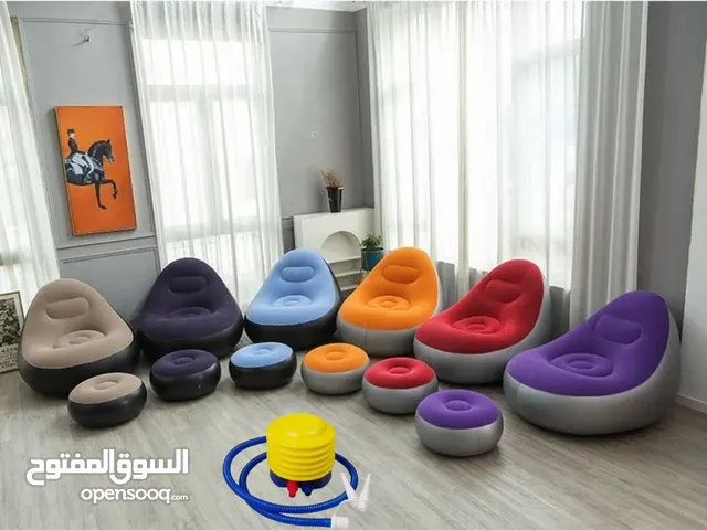 اريكة هوائية قابل للنفخ مع مضخة تعبئة