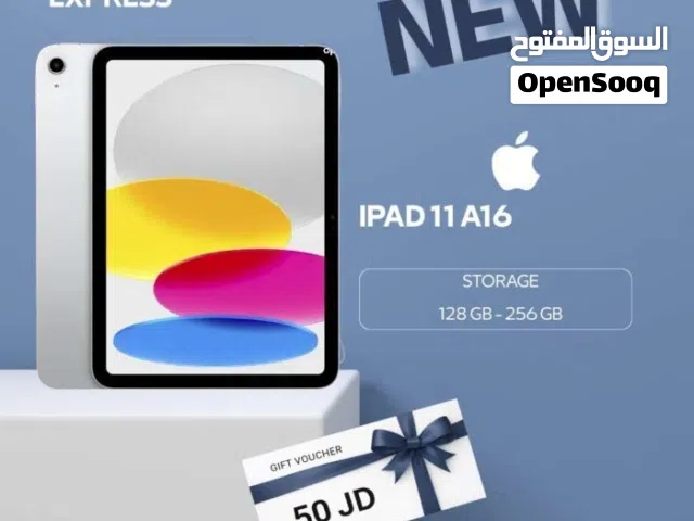 IPAD A16 ( 128GB ) NEW /// ايباد ايه 16 ذاكرة 128 الجديد