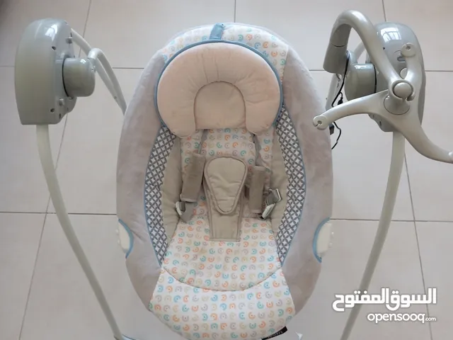 Junior electrical baby swing with music and speed changing new condition only 35 riyal