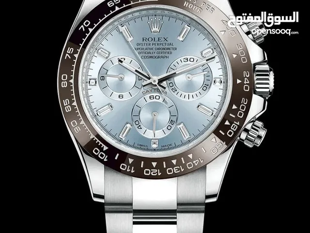 Rolex Daytona Platinum Ice Blue Baguette Diamond Dial Ref. 116506-0002
