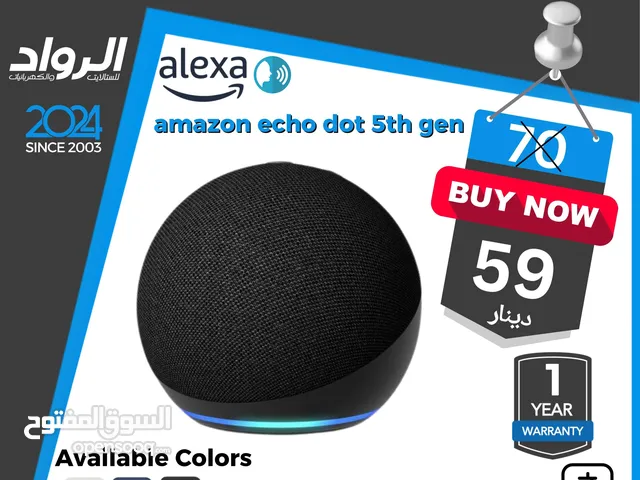 مساعد صوتي اليكسا ايكو دوت Alexa echo dot 5th gen