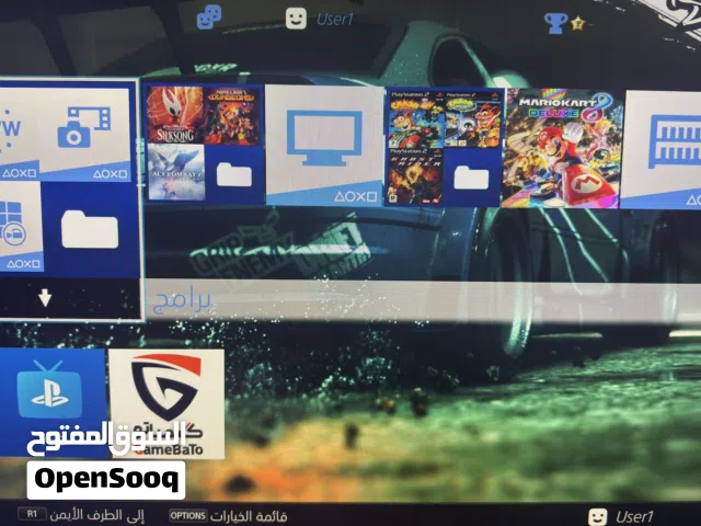 للبيع ps4 مهكر تحديث 9:00 وقابل البدل مع ps5 ودفع الفرقيه