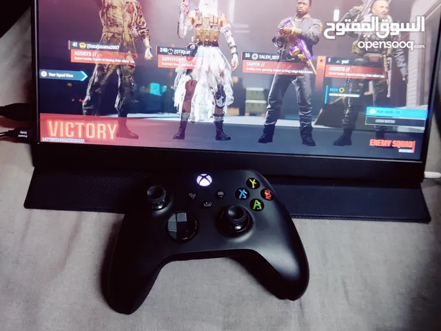XBOX ONE console with NEW 17inch portable monitor and Xbox original controller.