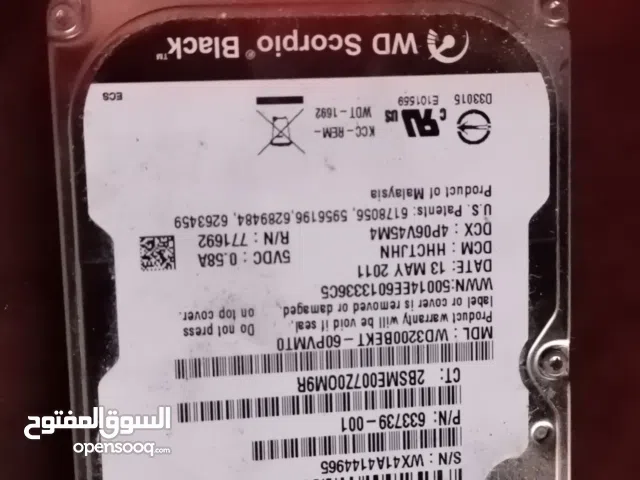 هارد ديسك لابتوب  320 GB