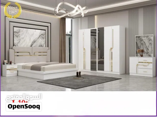 طقم غرفة نوم جديد من 6 قطع مع مرتبة 12 سم Bread New Bed Room Set 6pcs With Mattress 12cm