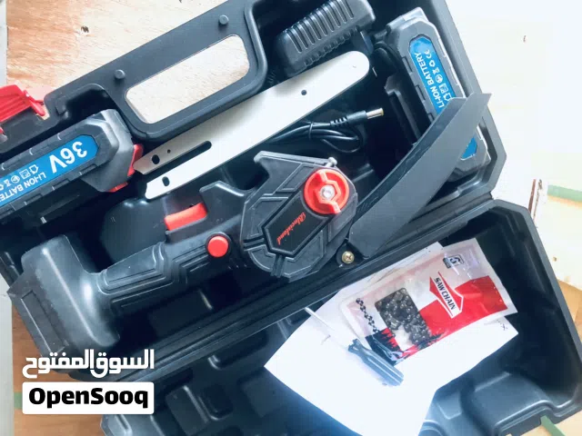 منشار شجر شحن مع بطاريتين 6 انش للتقليم للحطب للاغصان