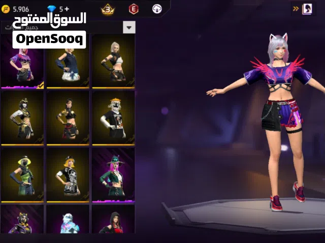 Free Fire Accounts and Characters for Sale in Al Dhahirah