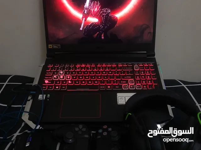 Gaming laptop RTX 3060 core i7-10750H, 1TB SSD, Screen Quality 144HZ, 3 ms