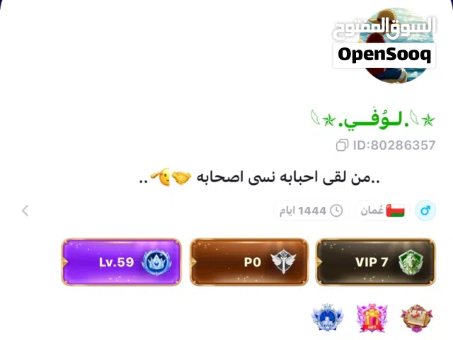 Accounts - Others Accounts and Characters for Sale in Al Dakhiliya