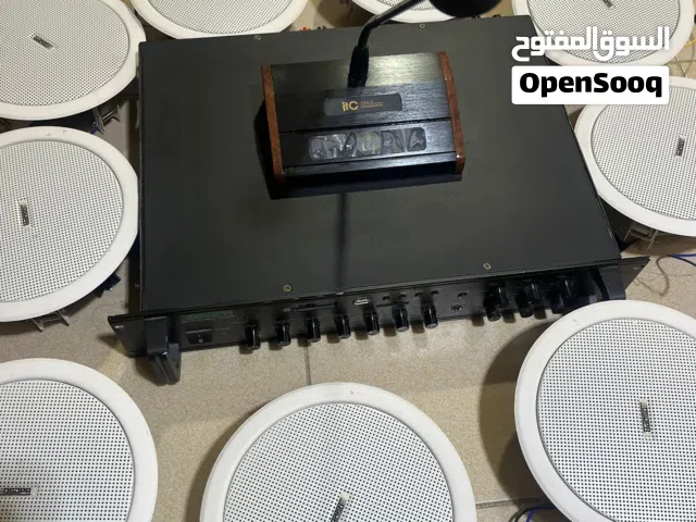 سيستم كامل مع 15 سماعة بحالة الوكالة