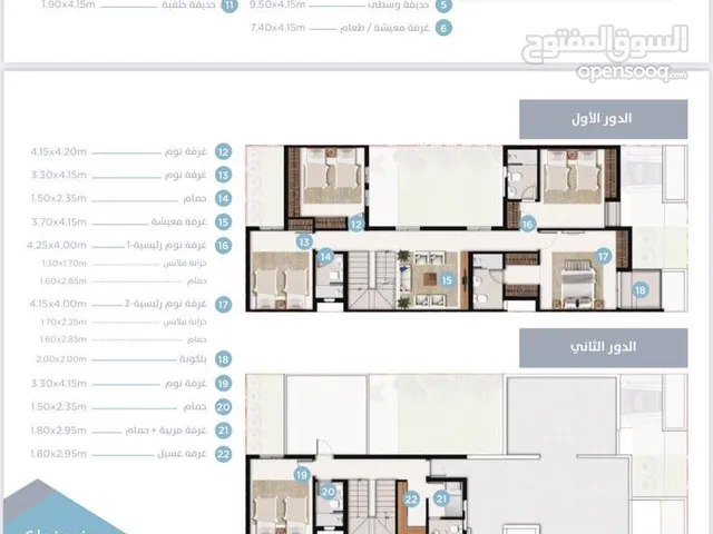 200m2 More than 6 bedrooms Villa for Rent in Al Riyadh An Narjis
